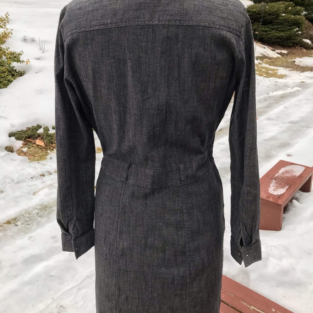 Grey Chambray Dress - Picture 4 of 6